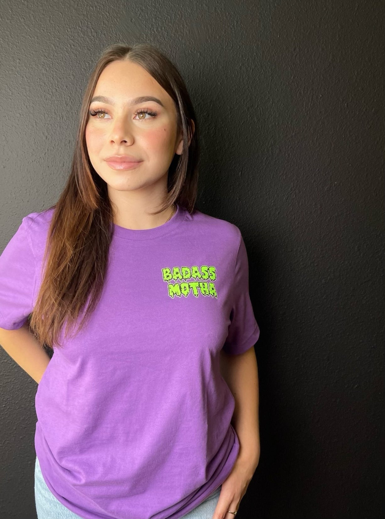SPOOKY BAM - UNISEX PURPLE TEE