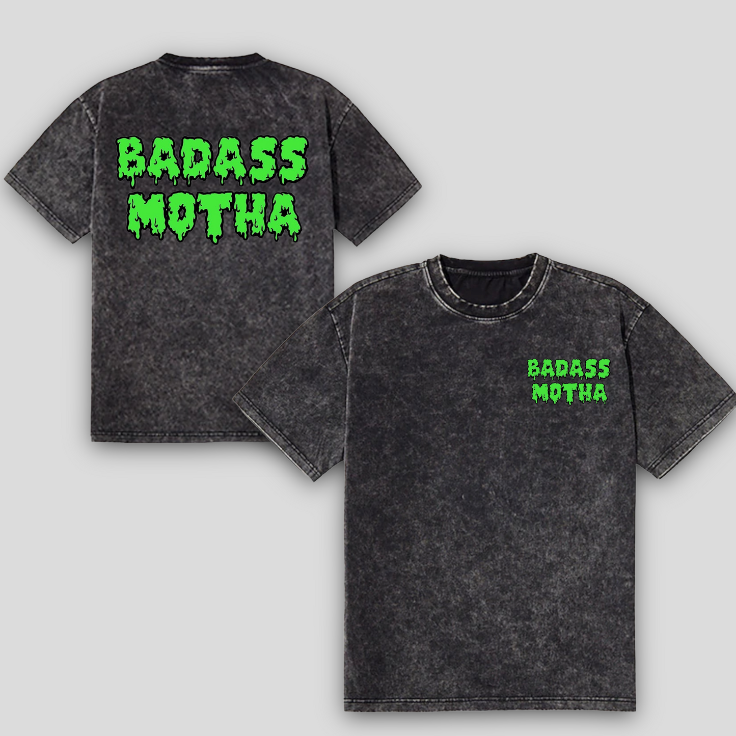 SPOOKY BAM - UNISEX BLACK MINERAL TEE