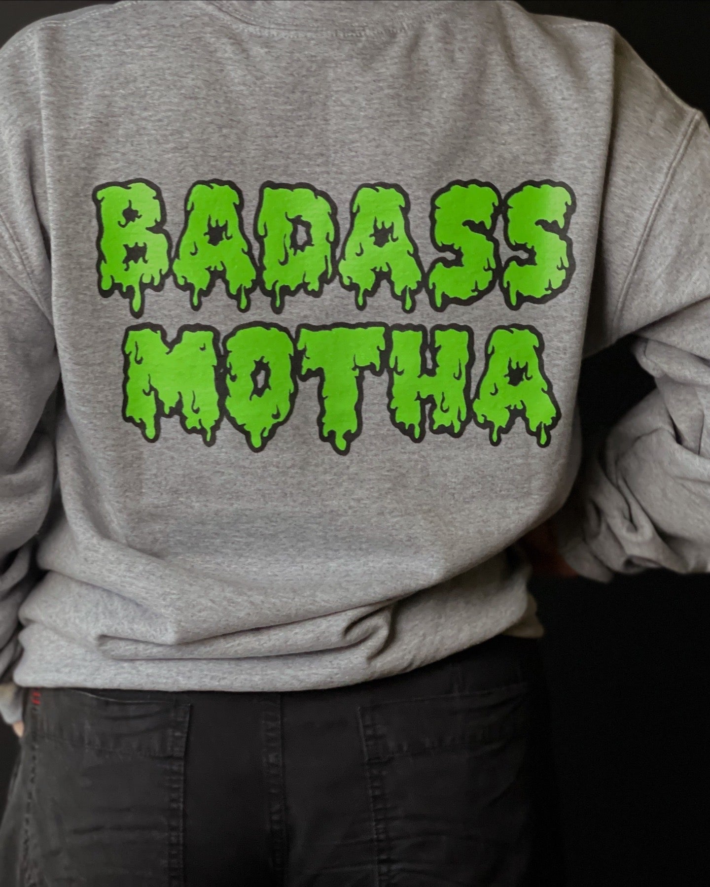 SPOOKY BAM - UNISEX GREY CREW