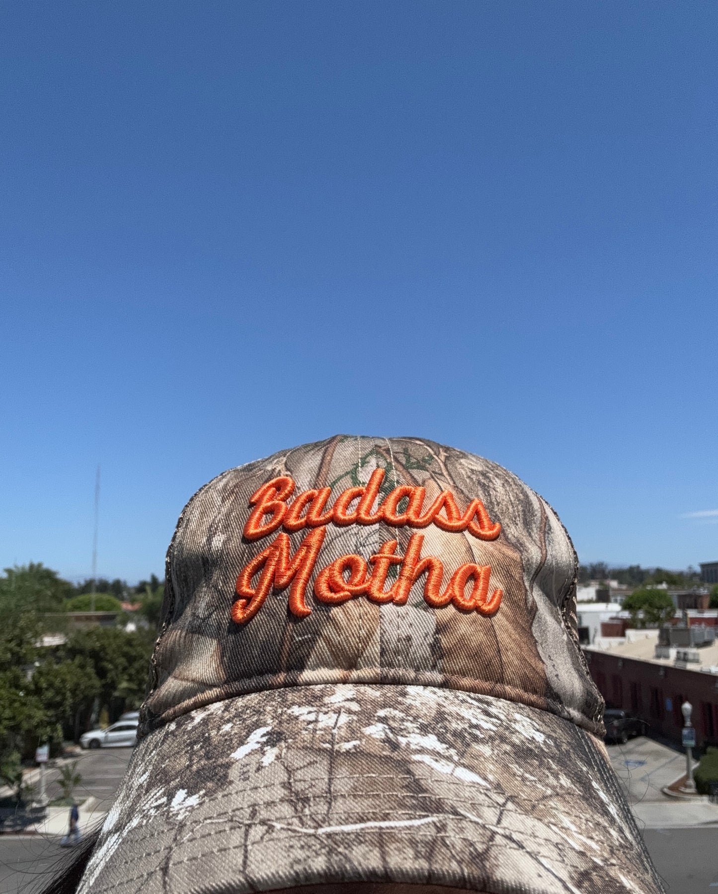 BADASS MOTHA - CAMO TREE HAT (SNAPBACK)