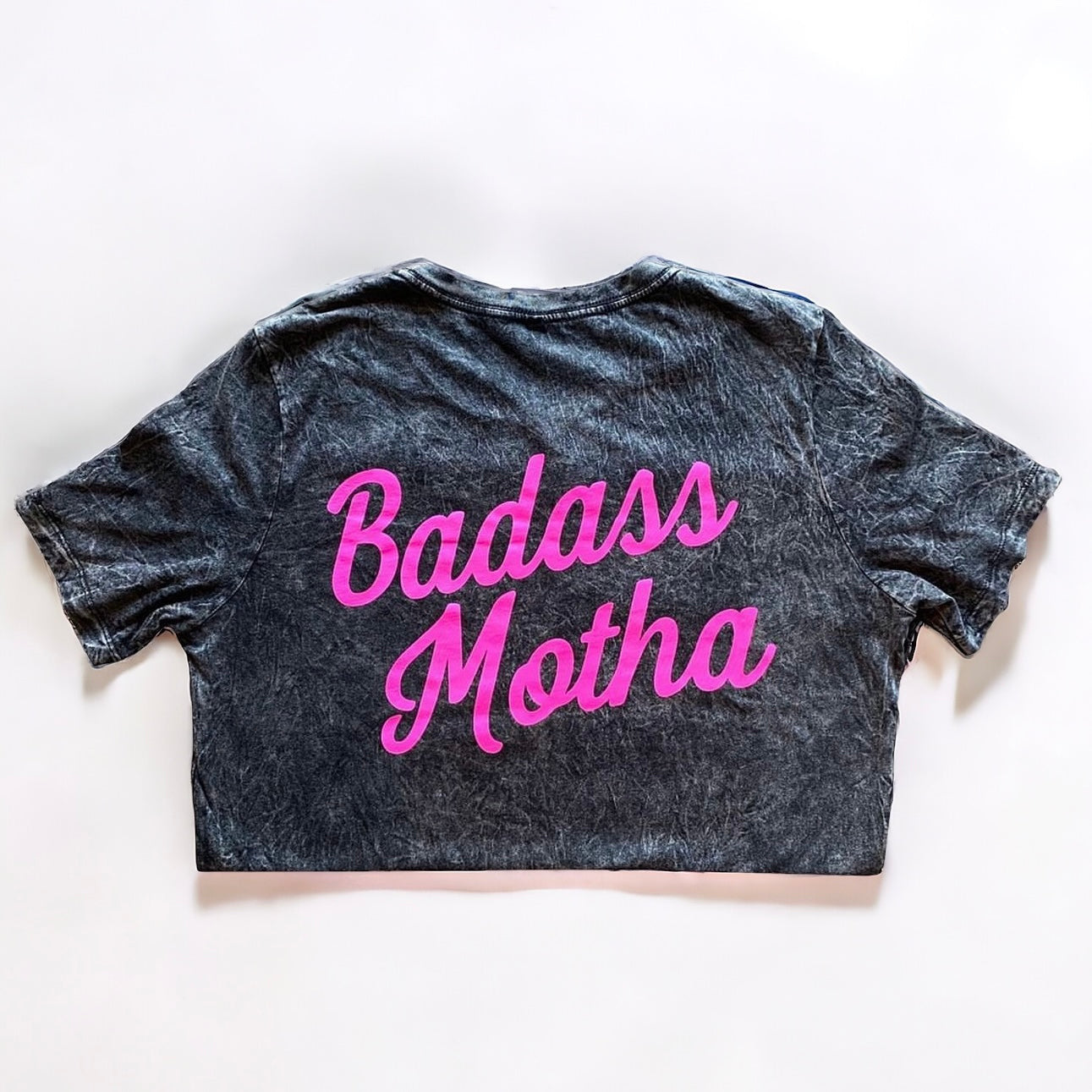 BADASS MOTHA - UNISEX MINERAL WASH TEE