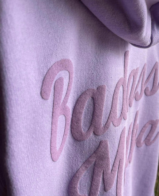 BADASS MOTHA - UNISEX PUFFY INK HOODIE